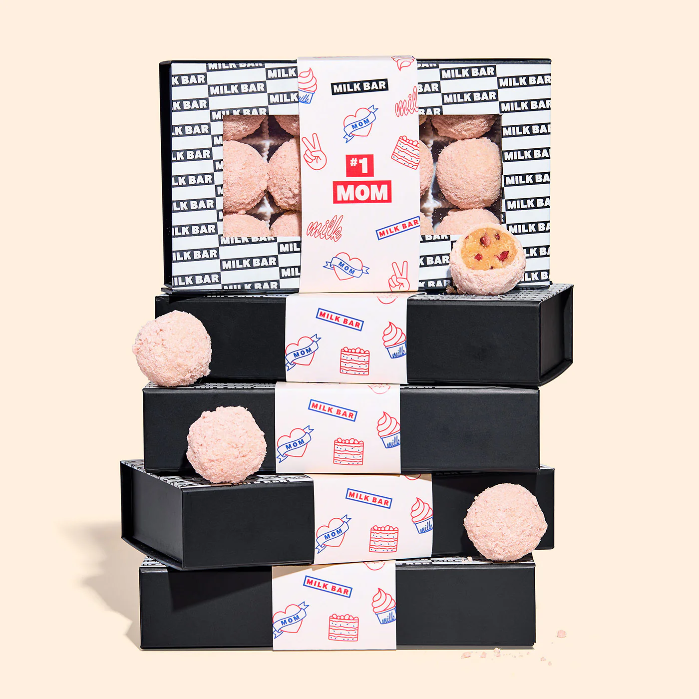 Mother's Day Strawberry Shortcake Truffles